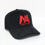 Original Native Black Corduroy 5 Panels Hat